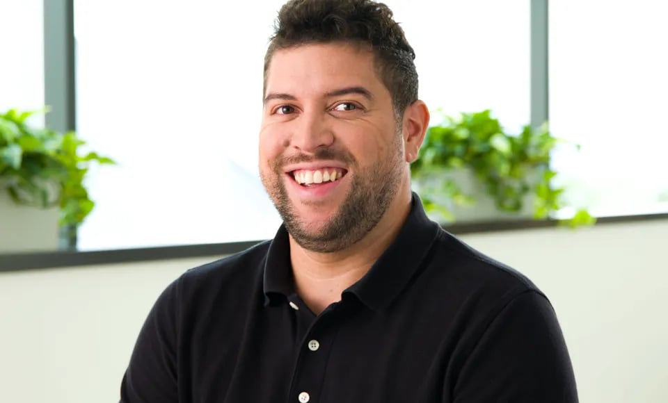 Male healthcare worker smiling