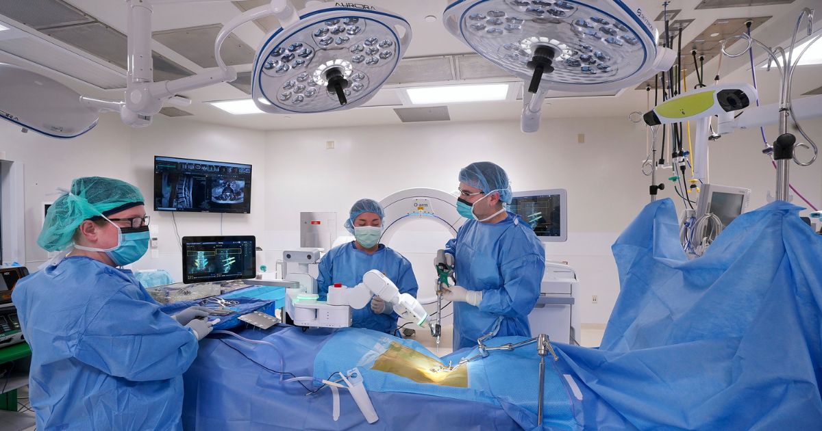 surgical staff in operating room