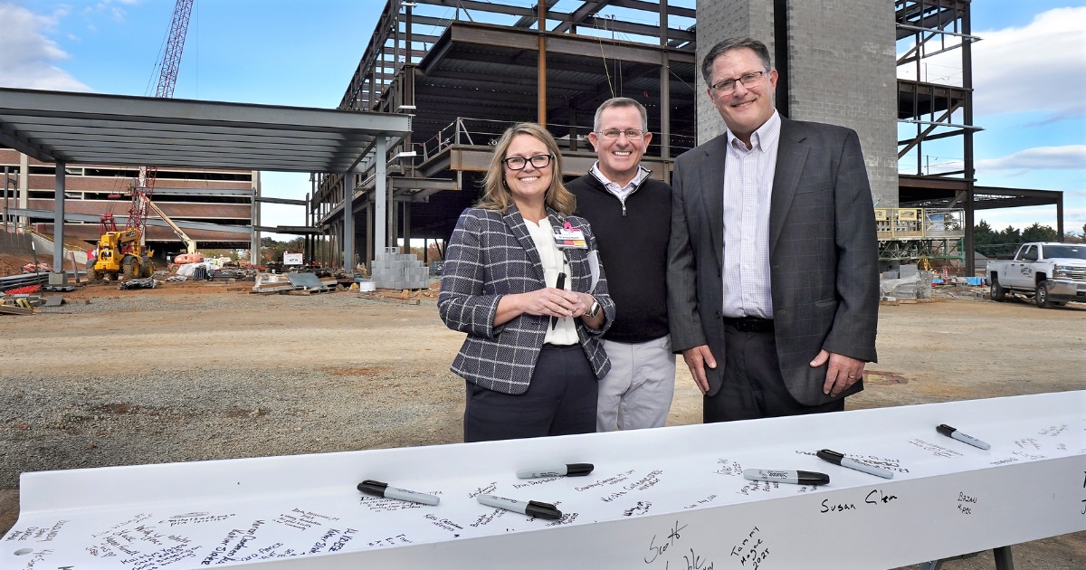 Valley Health Celebrates Topping Out of Winchester Medical Center Mary Free Bed Rehabilitation Tower
