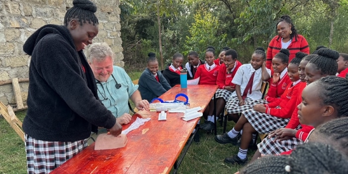 group training with Dr. Lee