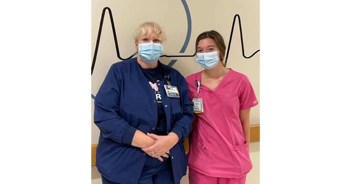 Ashton Streett and Ann Racey, RN