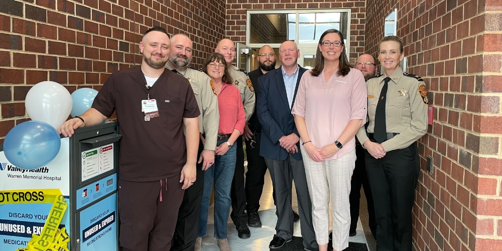 Accepting drug take back box