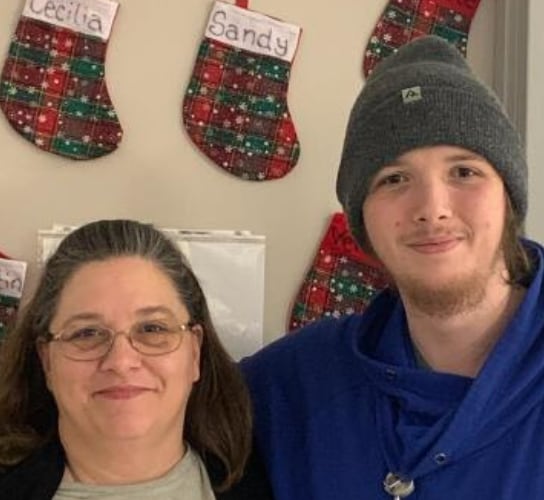 Michelle Malone and Carl Malone