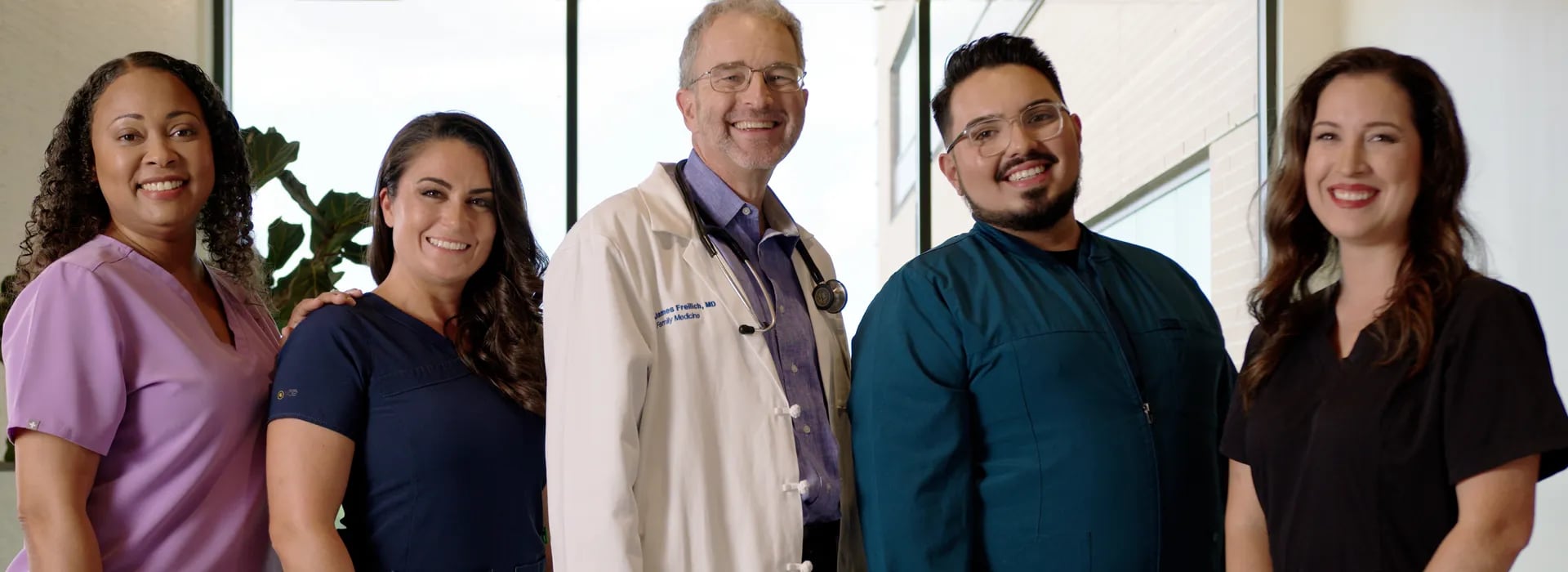 A group of Valley Health employees standing next to each other