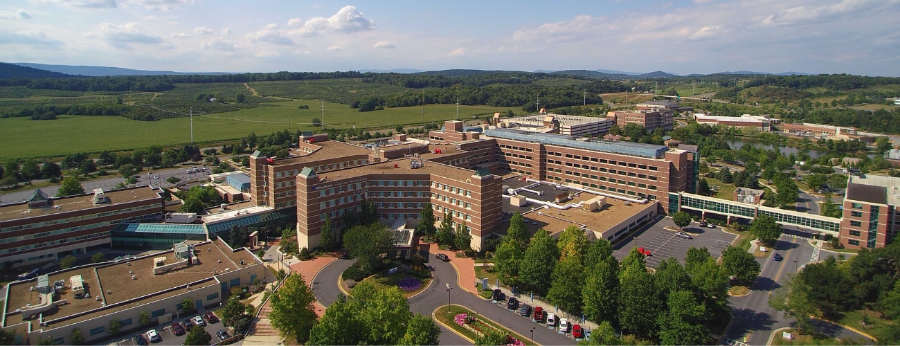 Aerial view of Winchester Medical Center