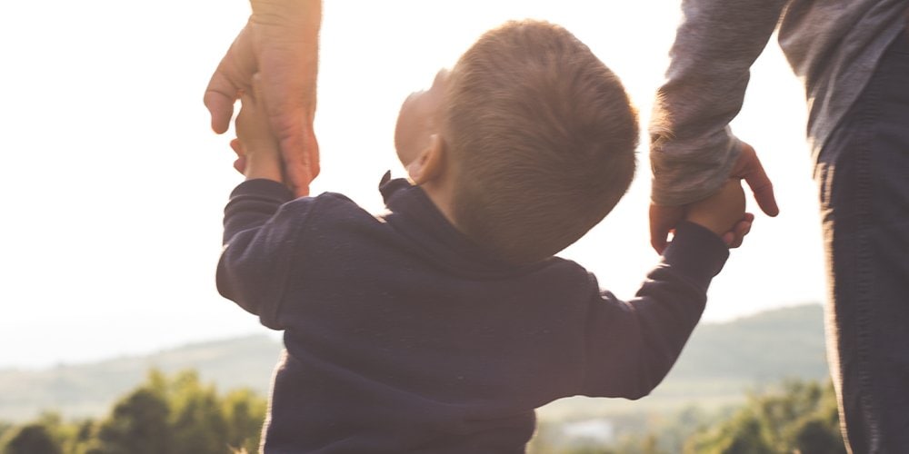Toddler with Mom and Dad