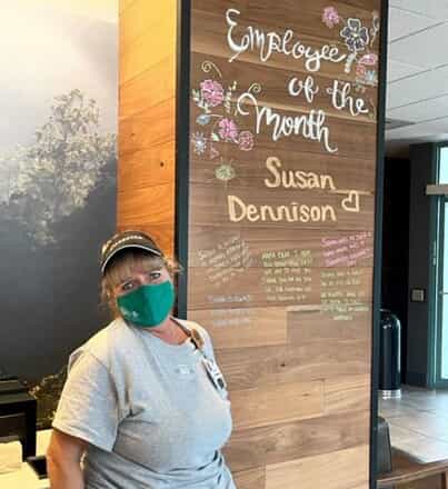 Susan Dennison Employee of the Month