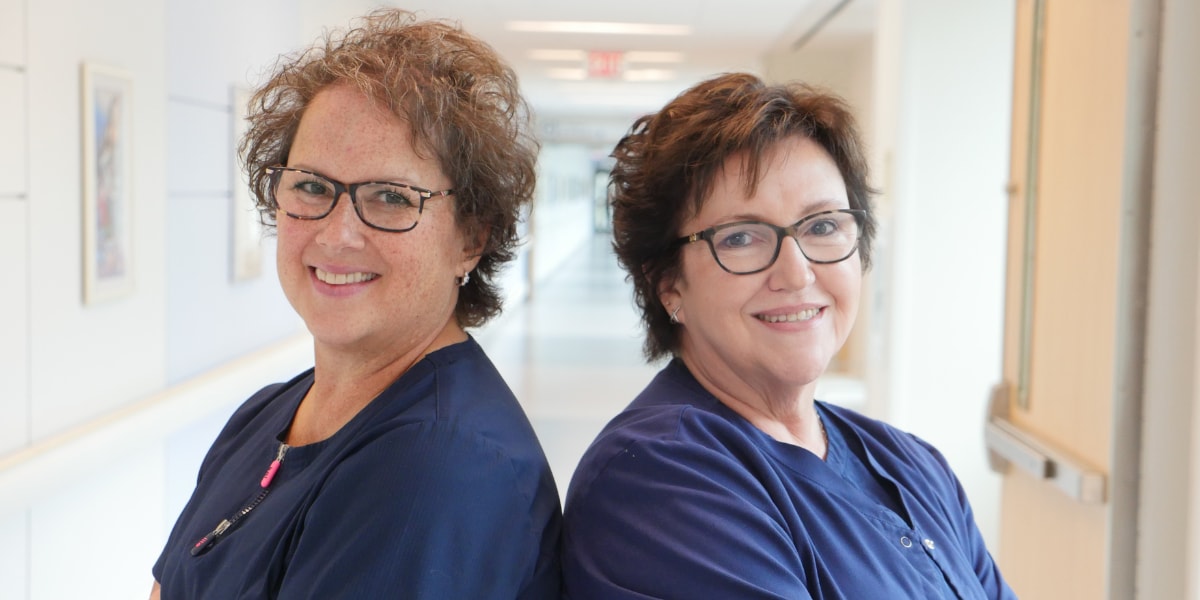 Patti & Billie, cancer nurses