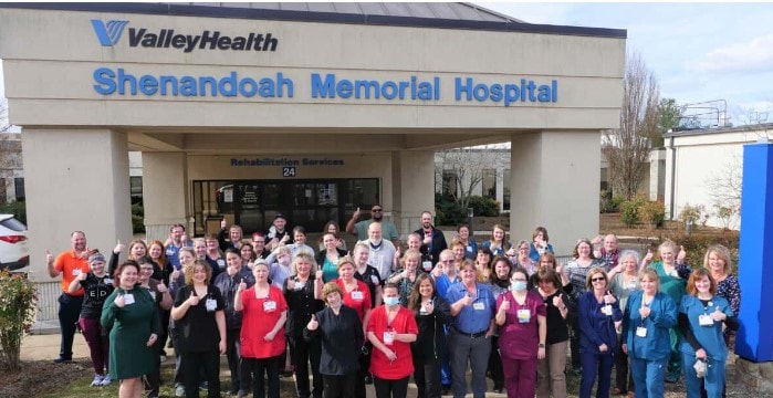 Shenandoah Memorial Hospital named a Top 100 Critical Access Hospital