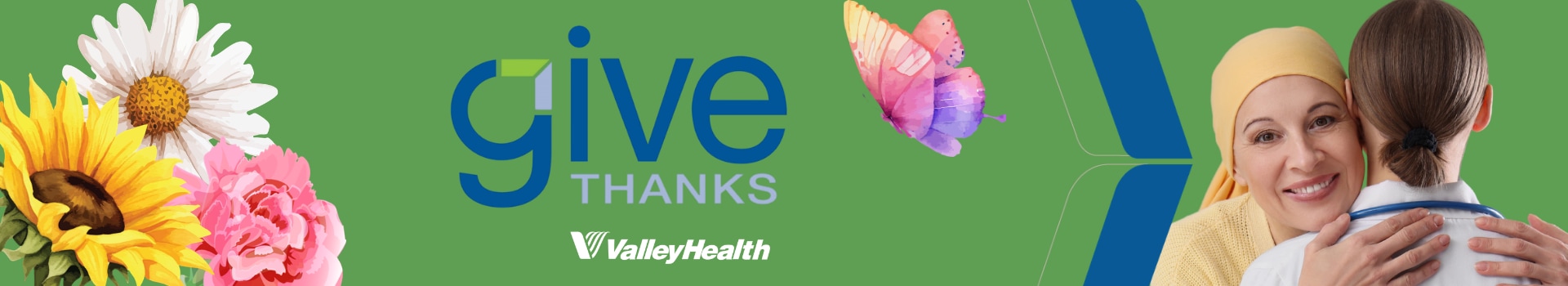 Patient hugging a caregiver