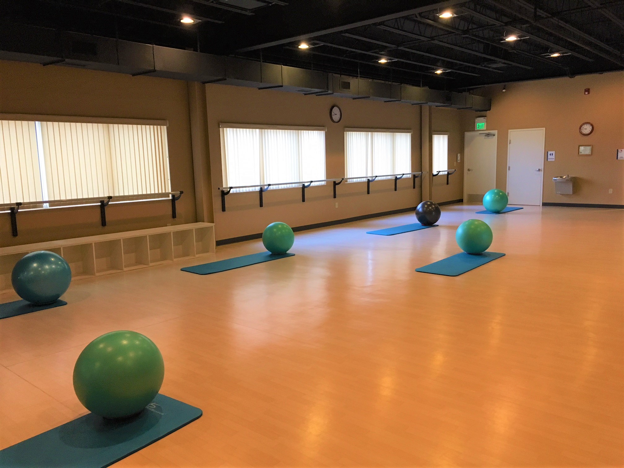 photo of group exercise studio