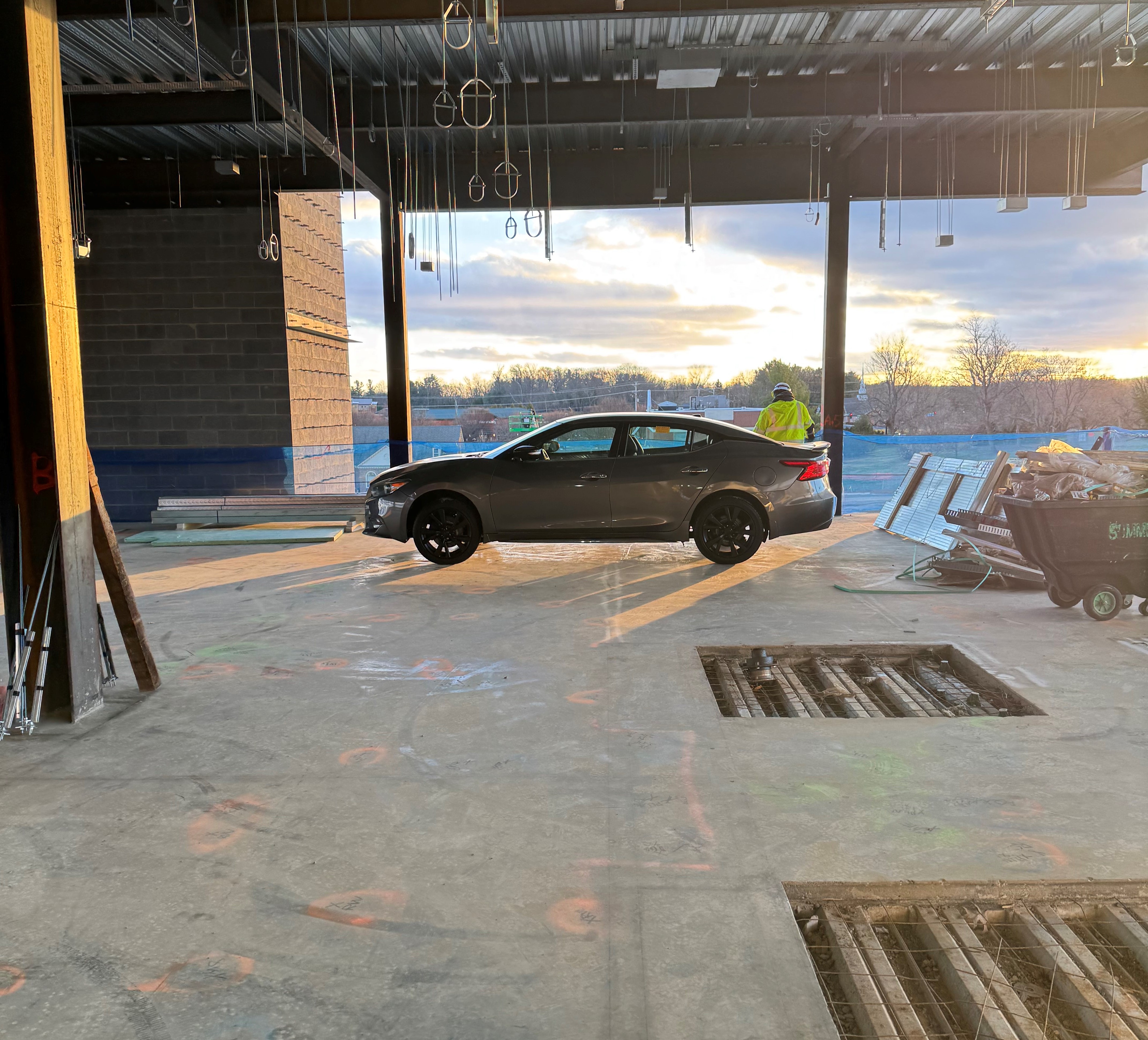 photo of car in building