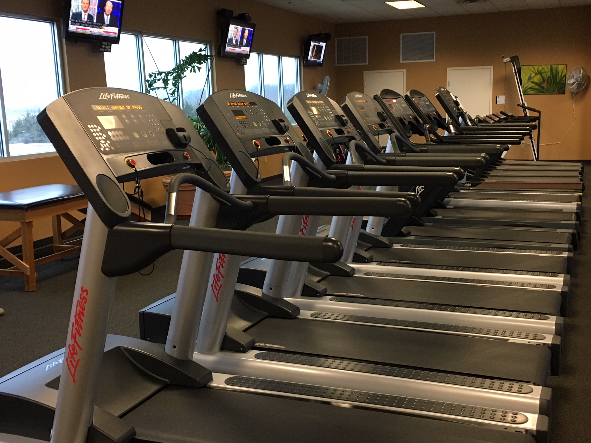 Photo of treadmills